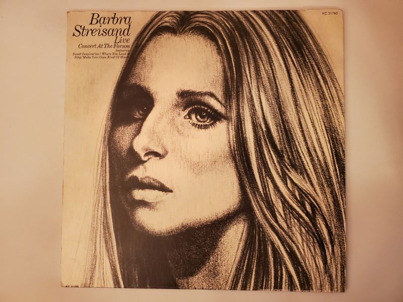 Barbra Streisand Live Concert At The Forum vinyl record